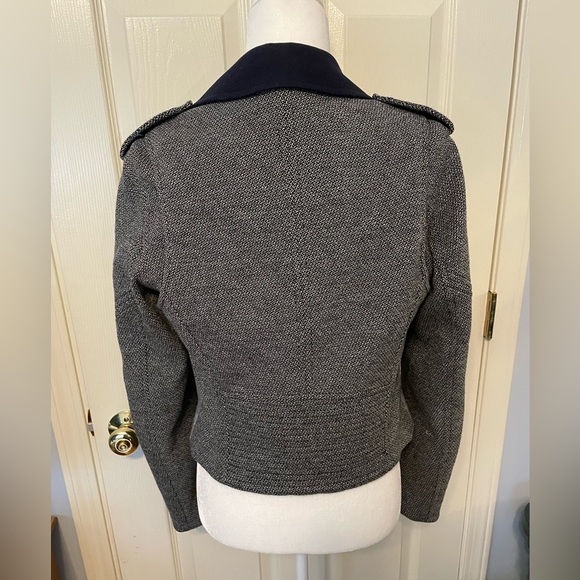 Theory Akashi K Moto Wool, Cotton and Cashmere Moto Jacket Large - Picture 5 of 15